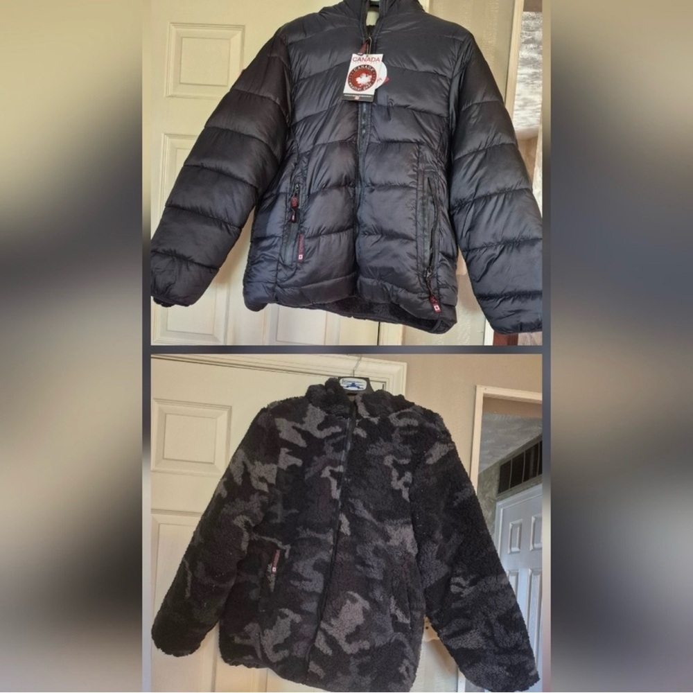 Canada Weather Gear Reversible Puffer Jacket